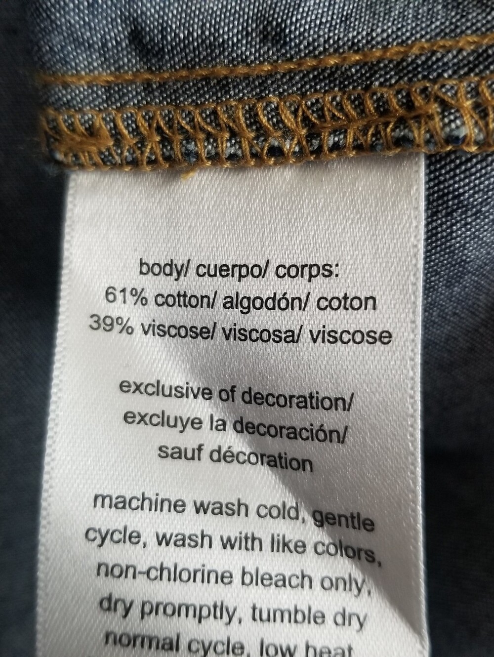 Nautica Chambray Top Large NWT - Picture 8 of 8